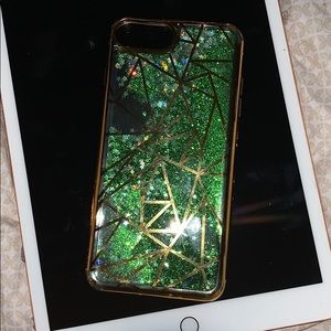 Cute sparkly glitter iPhone 8 Plus case